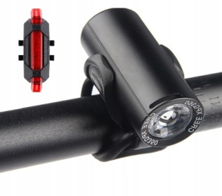 Osvetlenie na bicykel K&M E092 350 lm batéria